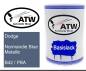 Preview: Dodge, Normandie Blue Metallic, B42 / PBA: 500ml Lackdose, von ATW Autoteile West.